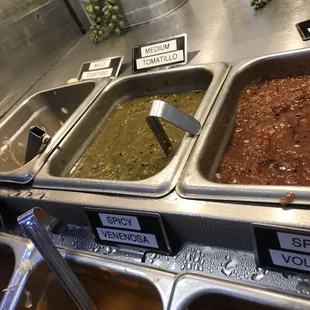 salsa bar