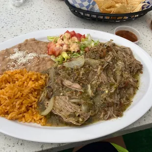 Chile Verde Plate