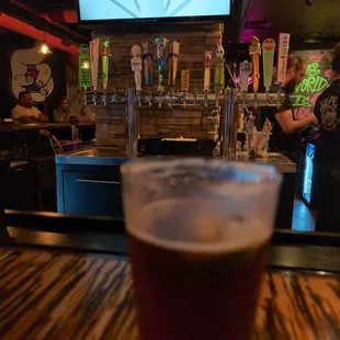 After playoff loss drinks