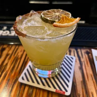 Smoked Pineapple Bourbon Sour