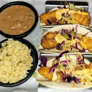 Battered Shrimps Tacos