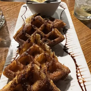 Churro Waffles!!!!!!