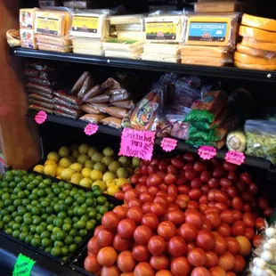 Lemon and limes, assorted offerings