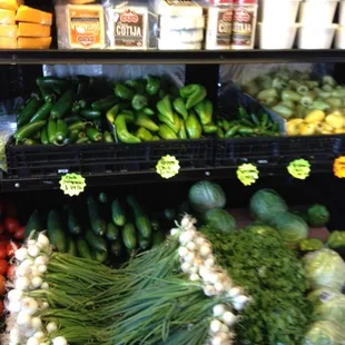 Cheese and vegetables