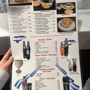 Back of Menu