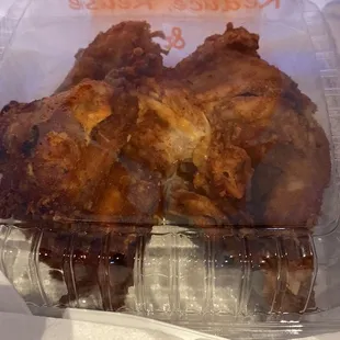 2 thigh and 2 small drumstick