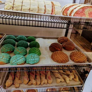 a variety of baked goods
