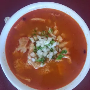 Menudo  with  the  works!