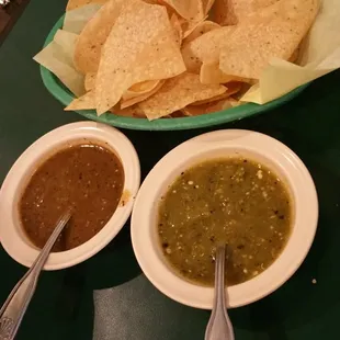 tortillas and salsa