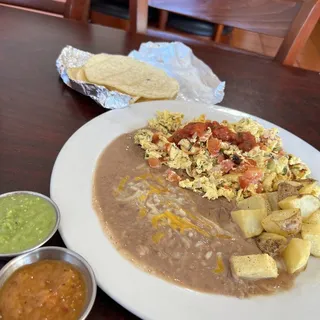 Huevos a la Mexicana Breakfast