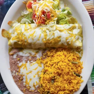 Wet Burrito plate, my favorite.