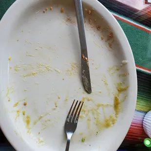 My testimony is my empty plate.  I took no prisoners!