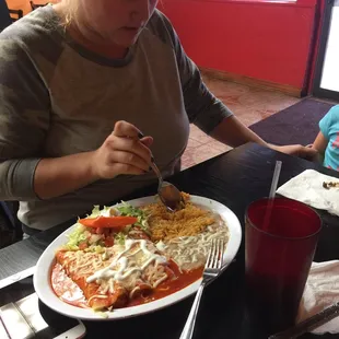 Chicken Enchiladas