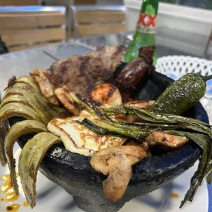 a plate of food