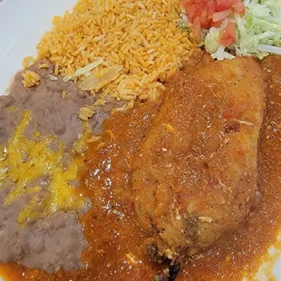 Small plate (one item) soft chile rellenos