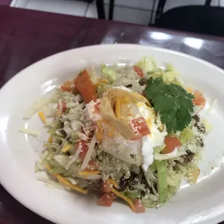 Shredded Beef Tostada