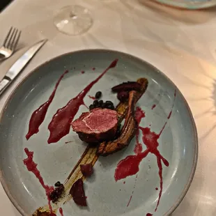 Amazing lamb course