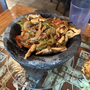Chicken fajitas