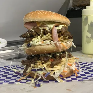 Doble de carne asada