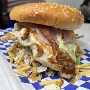 Hamburguesa con pollo
