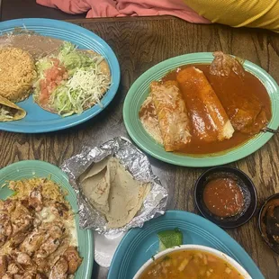 Special dinners with handmade Mexican tortillas