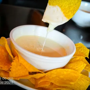 Queso Dip and Chips