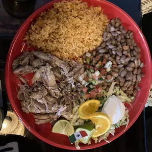 Carnitas platter