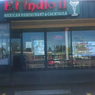 Strip mall Mexican joint