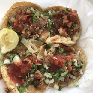 Chile Verde Tacos