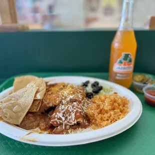 Beef Tamale &amp; Enchilada