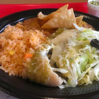 11. Two Tamale Combo Plate