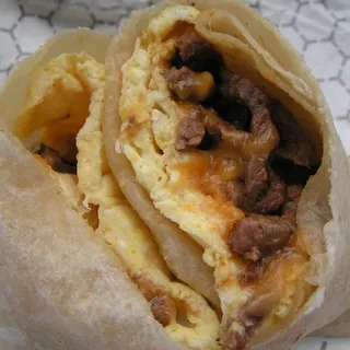 Steak and Egg Burrito