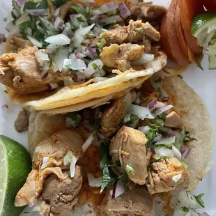 Chicken tacos