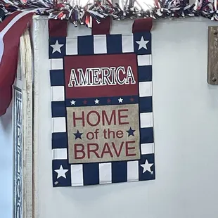 Yes America is the HOME OF THE BRAVE! Any company that loves and supports America, I will support you!