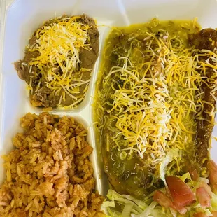 Chile relleno plate