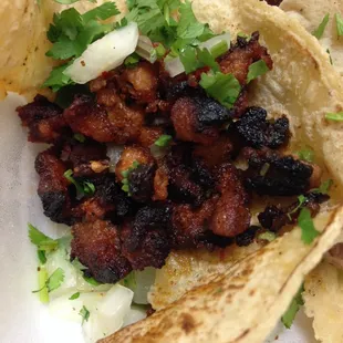 My burnt al pastor.