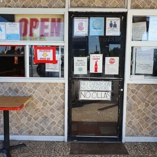 No ollas  sign of the times