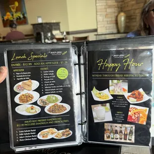 Happy Hour &amp; Lunch Specials