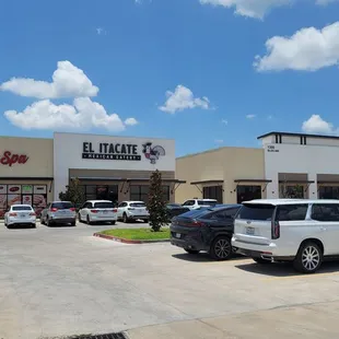 View from parking lot.