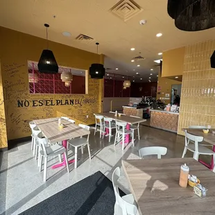 the interior of a restaurant