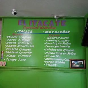 Menu board and order station