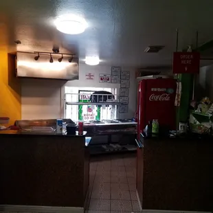 Menu board and order station