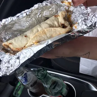 Literally started to eat the carne guisada before I remembered to take a pic! That is how great this place is!