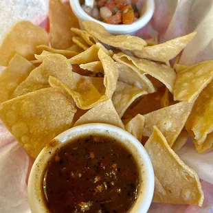 Delicious house made Chips and Salsa