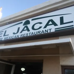 the front of the restaurant