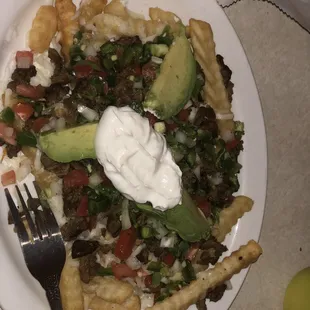 Carne Asada with fries