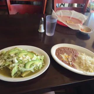 Enchiladas Verdes