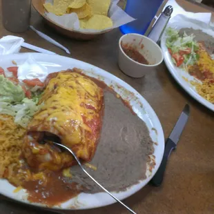 Burrito &amp; Enchilada plates!
