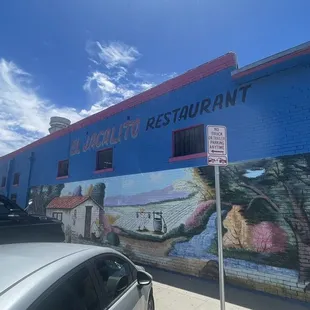 outside