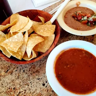 Yummy beans and salsa!